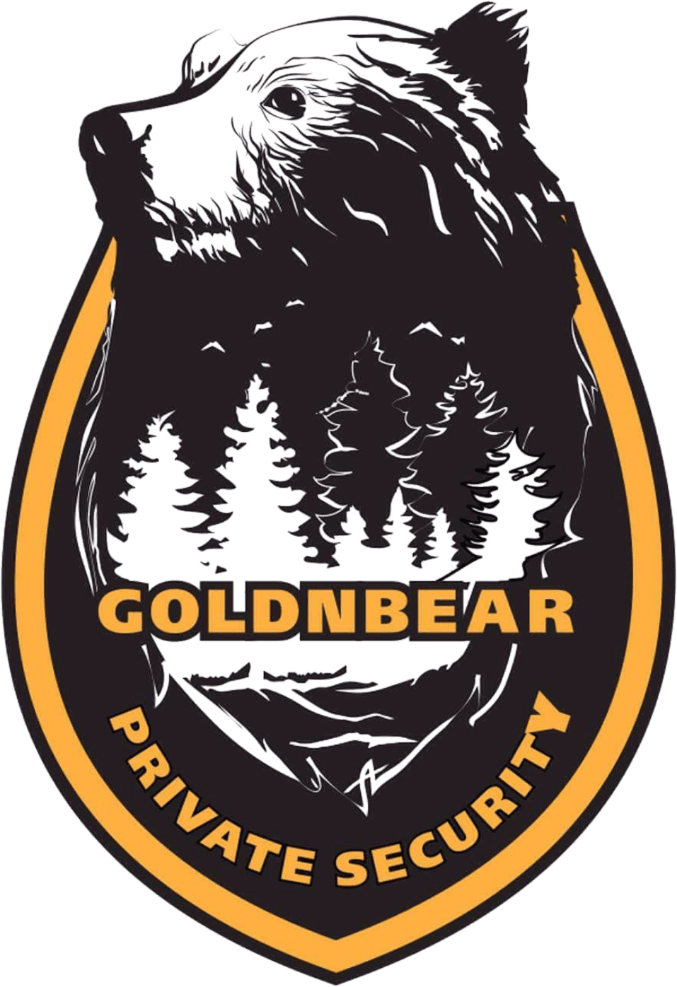 GoldnBear Private Security badge